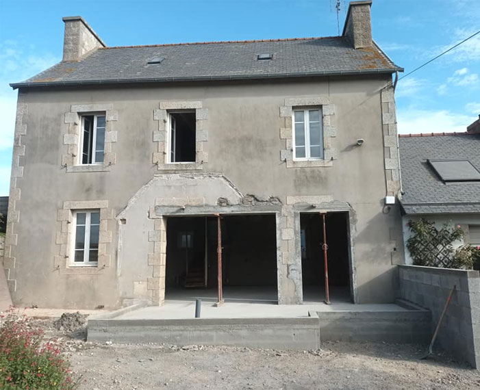 Maçonnerie à Plouguerneau